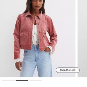 LOFT Dusty Pink Jean Jacket